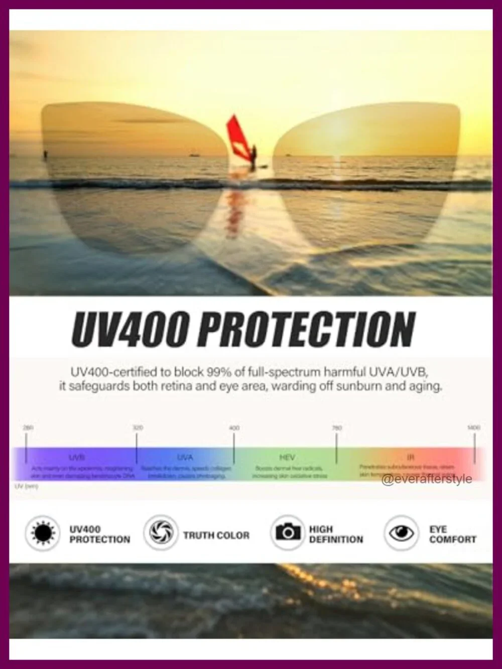 Oversized Cateye Sunglasses Women UV400 Protection Metal Frame Cat Eye Shades